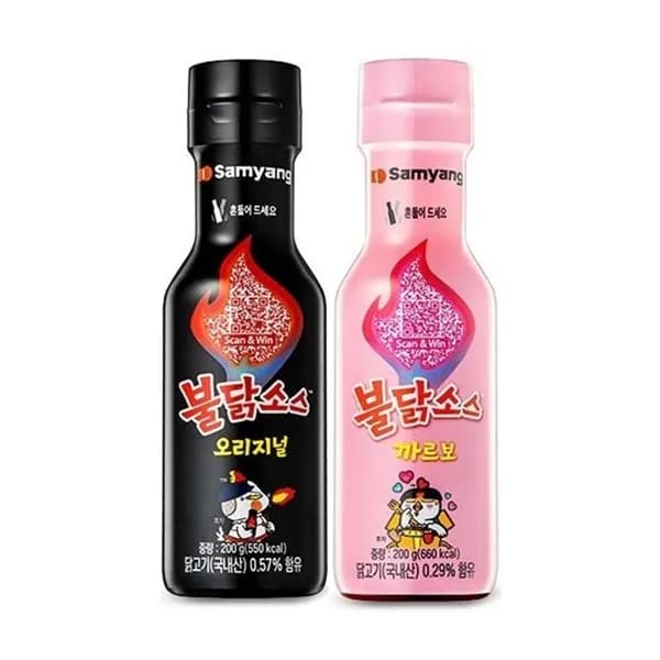 삼양 불닭소스 200g + 까르보불닭소스 200g, 1개 8,800원