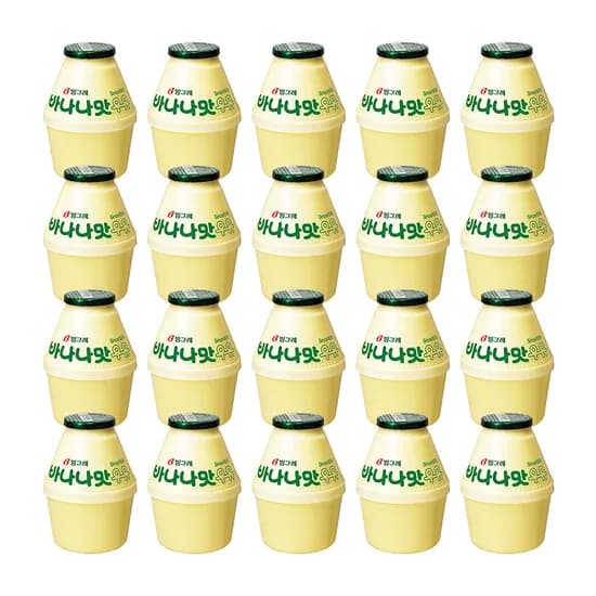 빙그레 바나나맛우유, 240ml, 20개