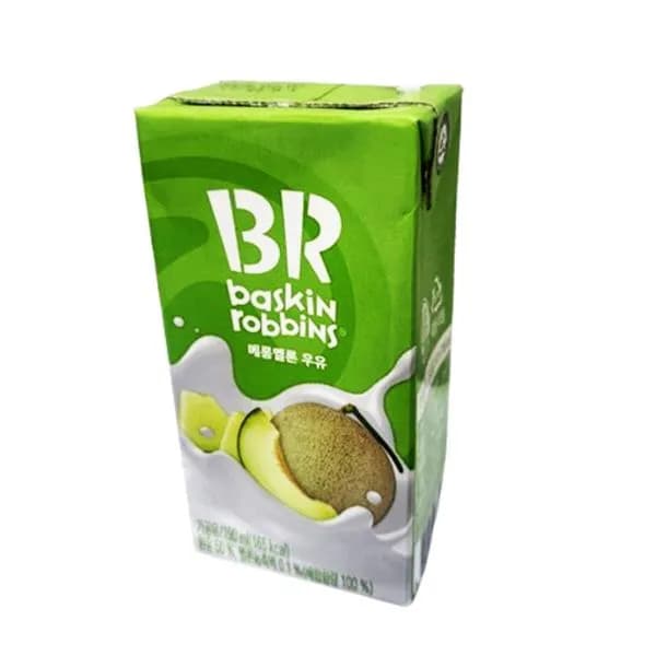배스킨라빈스 메롱멜론 우유 190ml 48개