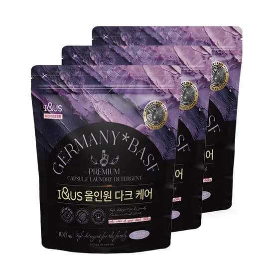 아이앤어스 올인원 다크 케어 캡슐세제, 8g, 100개입, 3개