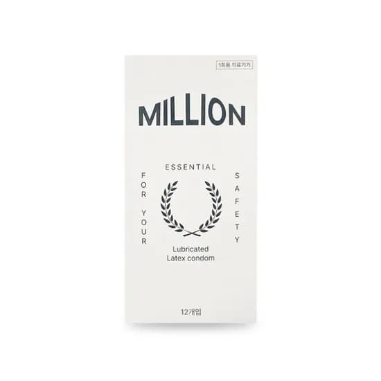 유니더스 밀리언 콘돔, Plain, 12개입, 1개