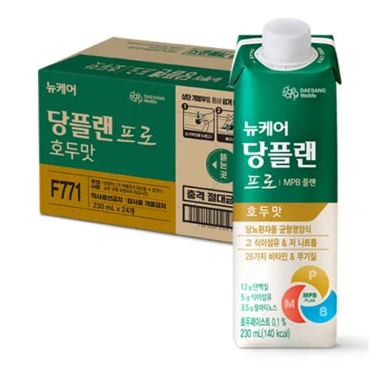 뉴케어 당플랜 프로 호두맛 230ml 24개