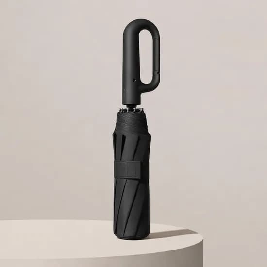 카리비너 우산, 블랙, 01, 1개