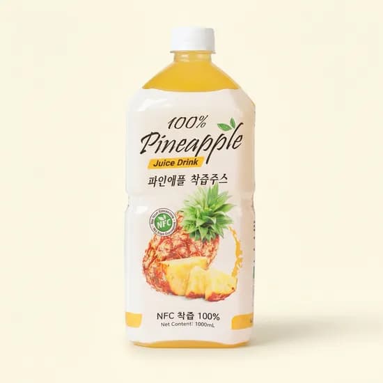 파모빗 파인애플 착즙 주스 1000ml 2개