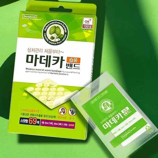 동국제약 마데카 습윤 밴드 스팟 12mm 15매 10mm 8매 3개 69매입 1개
