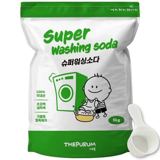 더푸룸 슈퍼워싱소다, 5kg, 1개