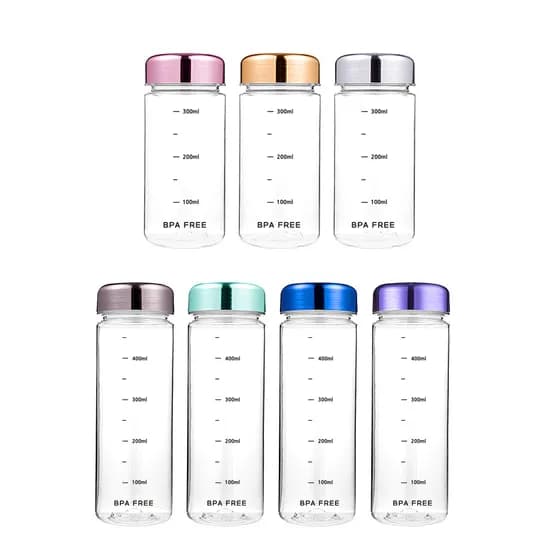 무지 메탈캡 트라이탄 물병, 실버메탈, 500ml, 1개