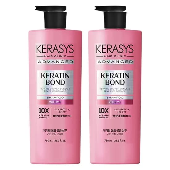 케라시스 케라틴본드 볼륨 샴푸 750ml 2개