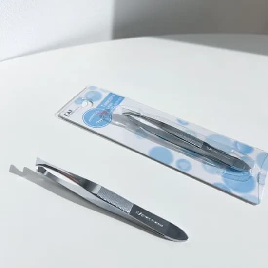 카이 사선 족집게, HL-0401, 실버, 1개