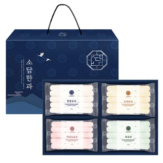 소담한과 찹쌀유과 선물세트 1호 500g 1개