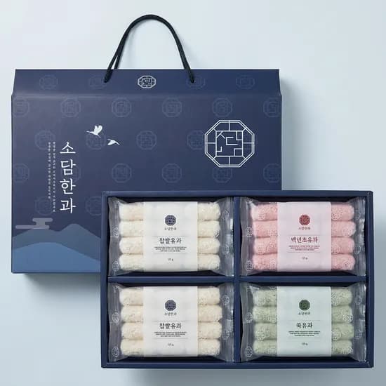 소담한과 찹쌀유과 선물세트 4호 500g 1개