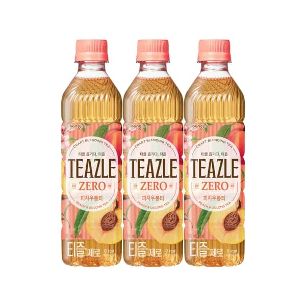 웅진식품 티즐 제로 라임민트티 500ml 20개