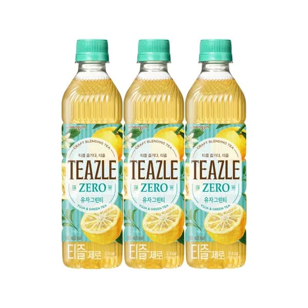 티즐 제로 유자그린티 500ml 20개