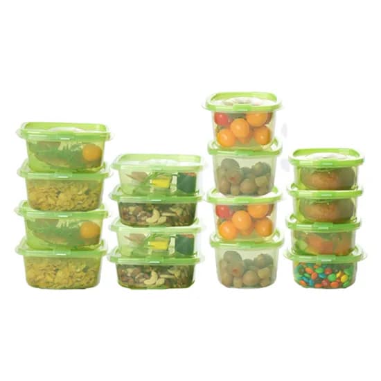 맥스앤맥스 그린톡톡 밀폐용기, 350ml 5개, 450ml 4개, 500ml 4개, 600ml 4개, 16종