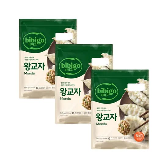 비비고 왕교자, 1.05kg, 3개