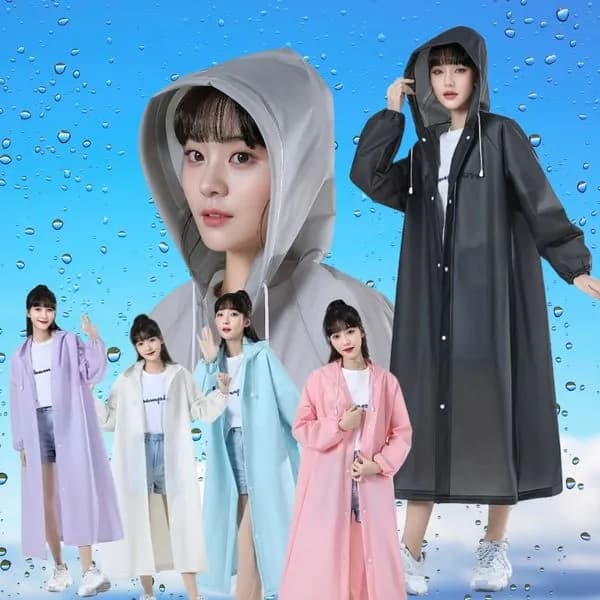 여성 다회용 레인코트 핑크 159x138cm 1개 5,950원