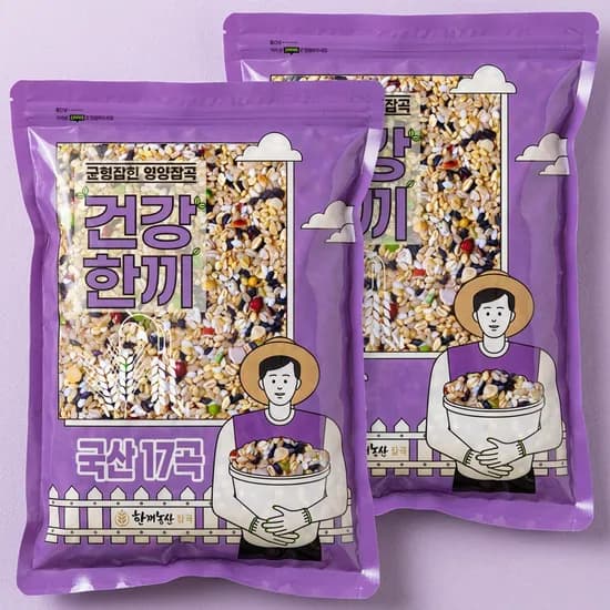 국산 혼합 17곡 1kg 2개