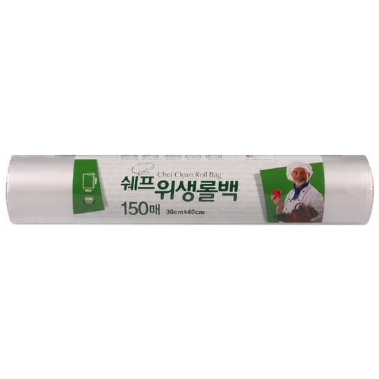 쉐프 위생롤백, 30x40cm, 150매, 1개