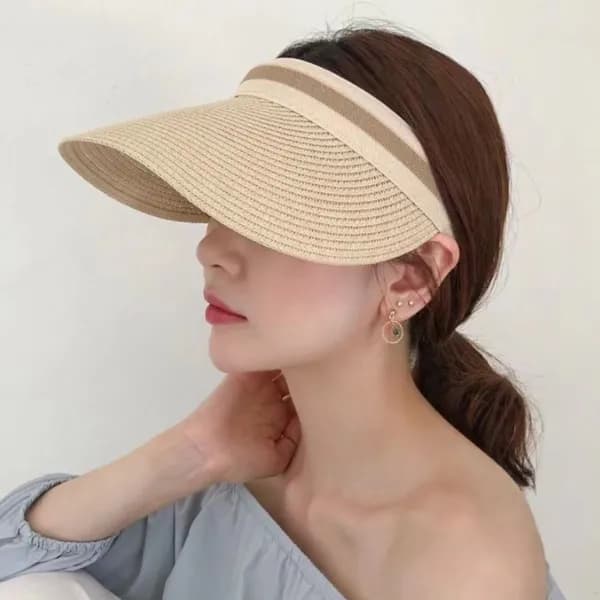 라피아 썬캡 진베이지 2개 5,800원