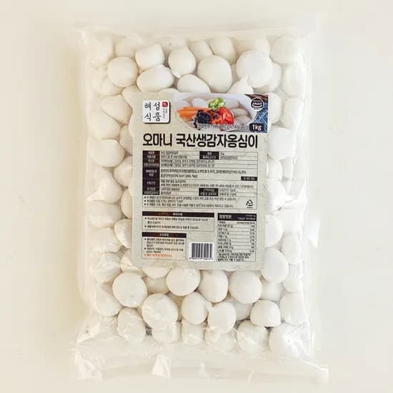 혜성식품 오마니 국산 생감자옹심이 1kg 2개 18,880원