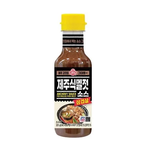 오뚜기 삼겹살제주식멜젓소스 325g 1개 8,700원