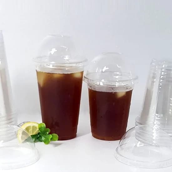 일회용 테이크아웃 얼음컵, 16온스, 컵+뚜껑, 20P, 1개
