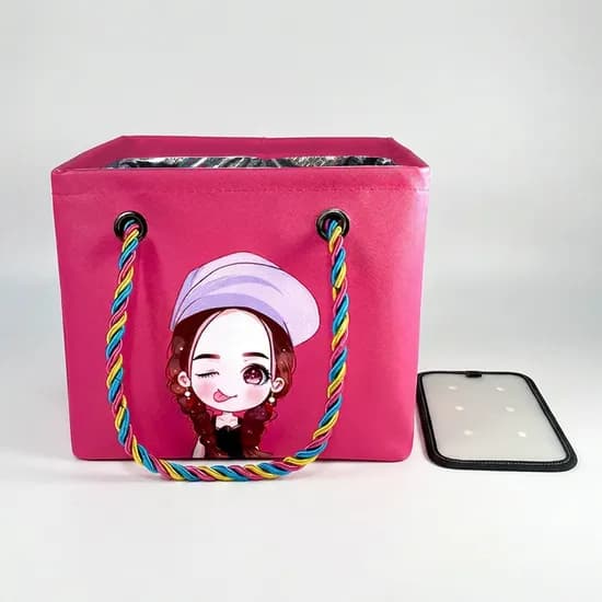 목욕가방 핫핑크 FREE 받침대포함 1개