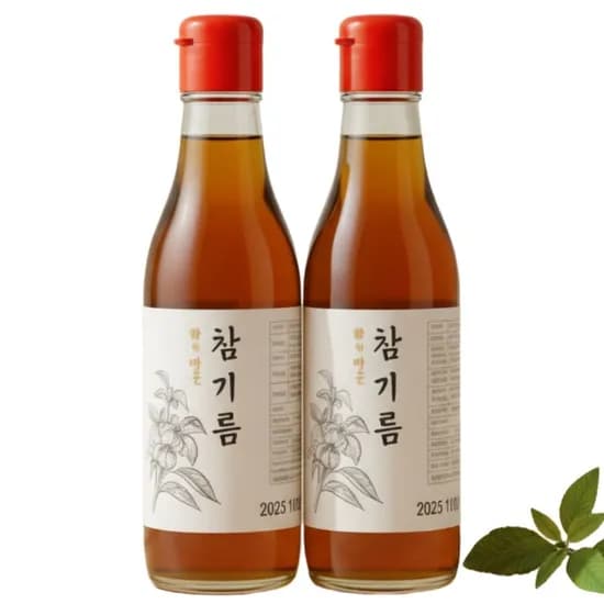 향과 맛을 담은 참기름, 350ml, 2병