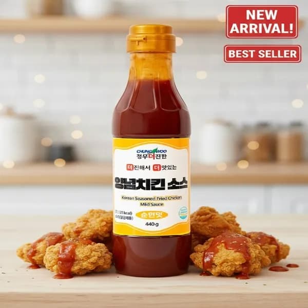 청우식품 더진한 치킨양념소스 순한맛 440g 1개 5,990원