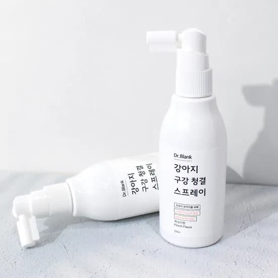 닥터블랭크 강아지 입냄새 뿌리는 치약 복숭아향 120ml 2개