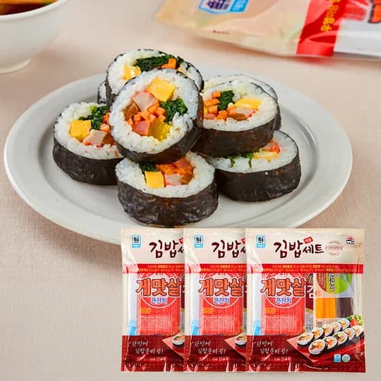 사조 김밥세트 520g 3개