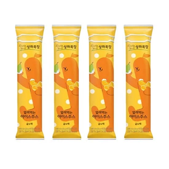상하목장 얼려먹는 아이스주스 귤배, 85ml, 24개입