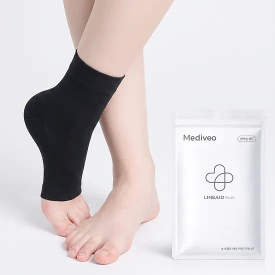 메디비오 의료용 압박 발목보호대 블랙 M 2개