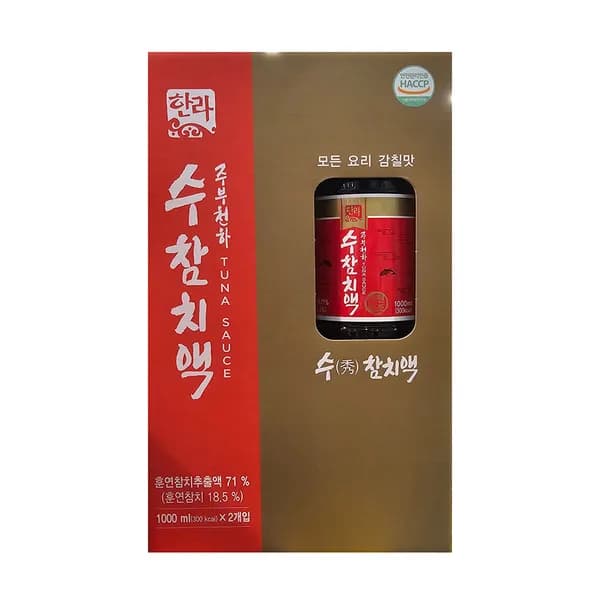 한라식품 수참치액 1L 2개 17,899원