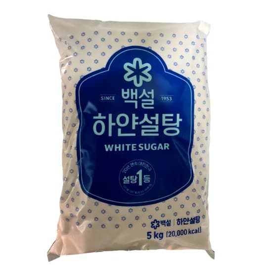 백설 하얀설탕 5kg 1개