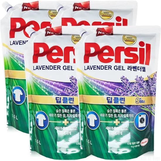 헨켈 퍼실 라벤더젤플러스, 1.5L, 4개