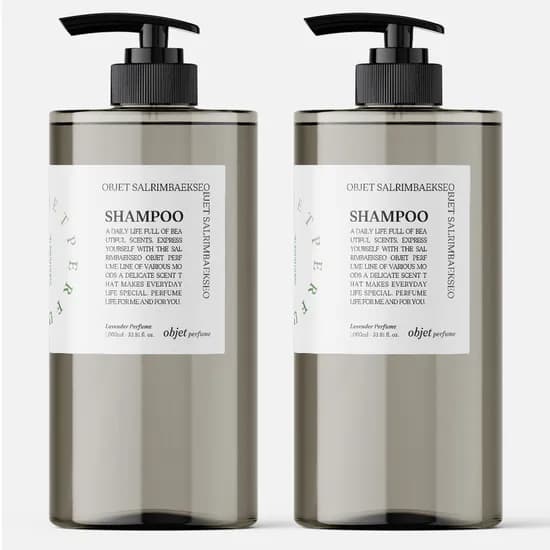 살림백서 오브제 퍼퓸 샴푸, 라벤더퍼퓸, 1L, 2개