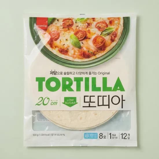 삼립 밀또띠아 8호 냉동 540g 3개 12,600원