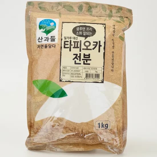 산과들 밀가루대신 타피오카전분 1kg 1개