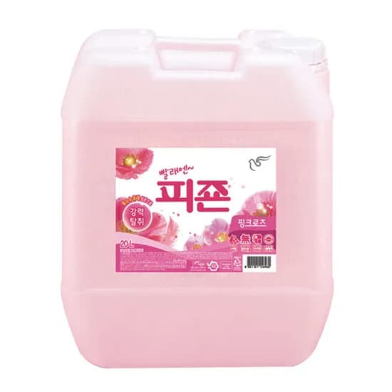 피죤 섬유유연제 핑크로즈 업소용 20L 1개
