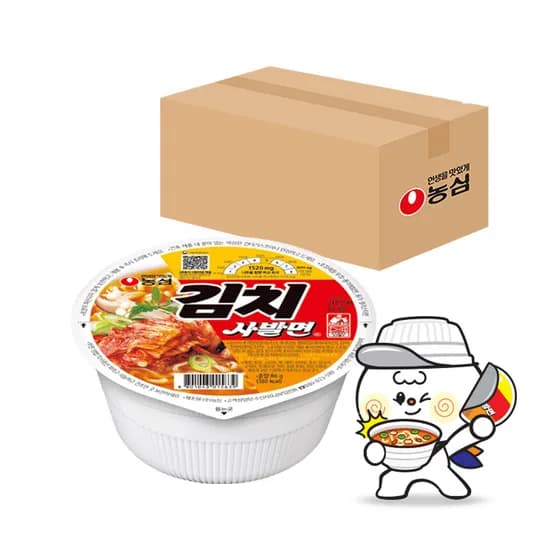 농심 김치사발면 86g 24개