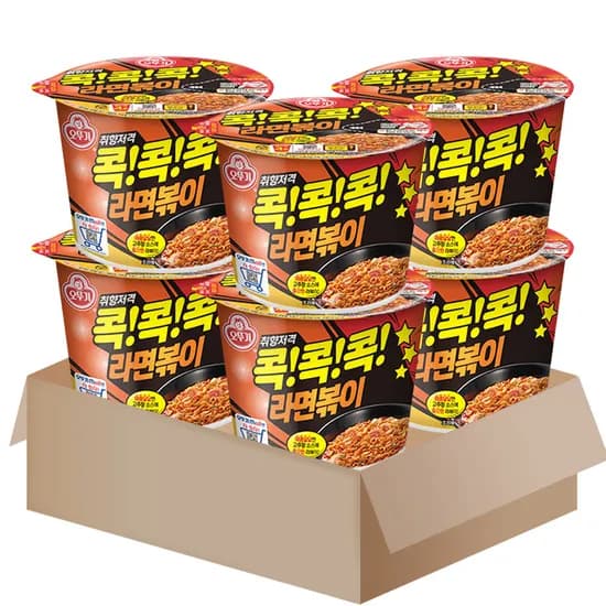 오뚜기 콕콕콕 라면볶이 120g 6개