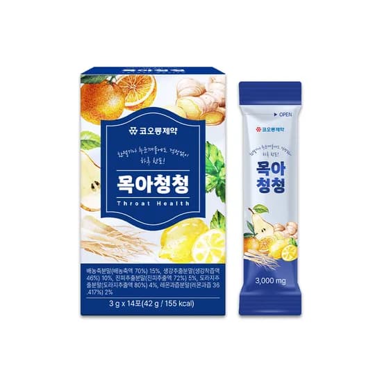 코오롱제약 목아청청 3g 4박스