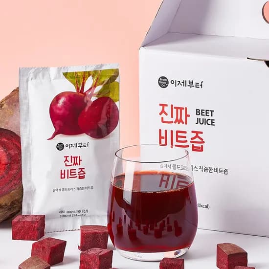 이지버튼 진짜 비트즙 NFC착즙 100ml 60개