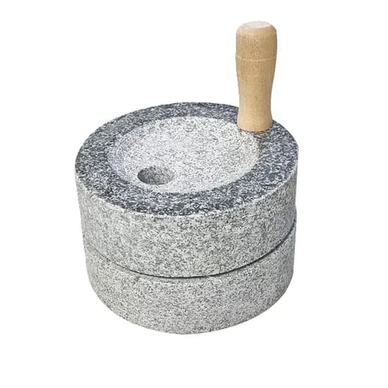 전통 국산 미니 맷돌, 16cm, 5kg, 1개