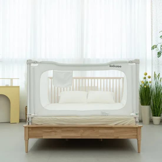 KOOLDOO 쿨두 슬라이딩 침대가드 H108, 화이트, 200cm, 1개