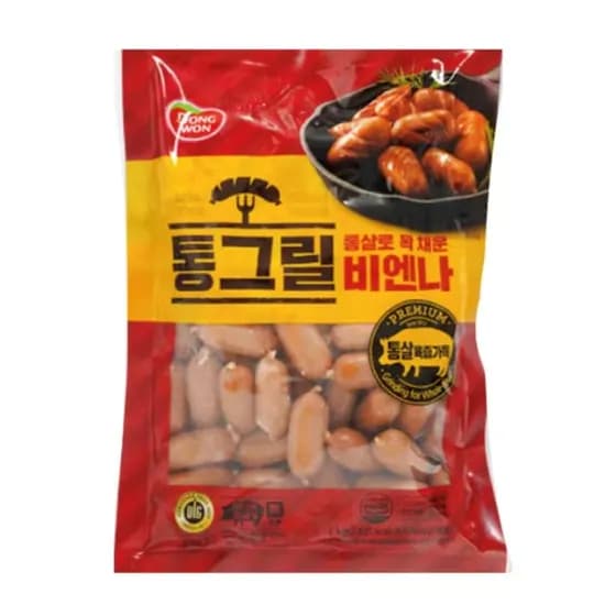 동원 통그릴 비엔나 소시지 1kg 8개