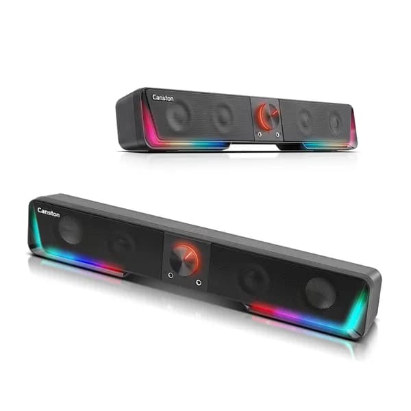캔스톤 USB 블루투스 게이밍 사운드바 스피커 FX2021 블랙