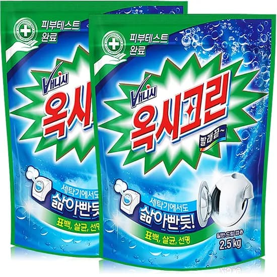 옥시크린 분말형 리필 일반드럼 겸용 2.5kg 2개