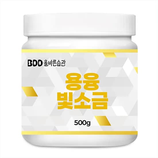 올바른습관 용융빛소금 500g 3통